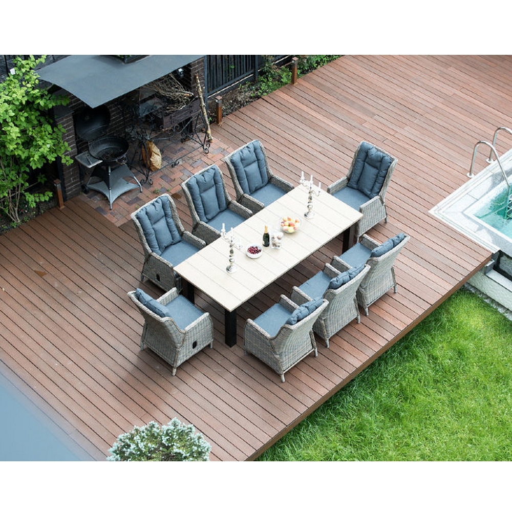 Комплект Парклэнд/Верона на 8 персон (коричневый)