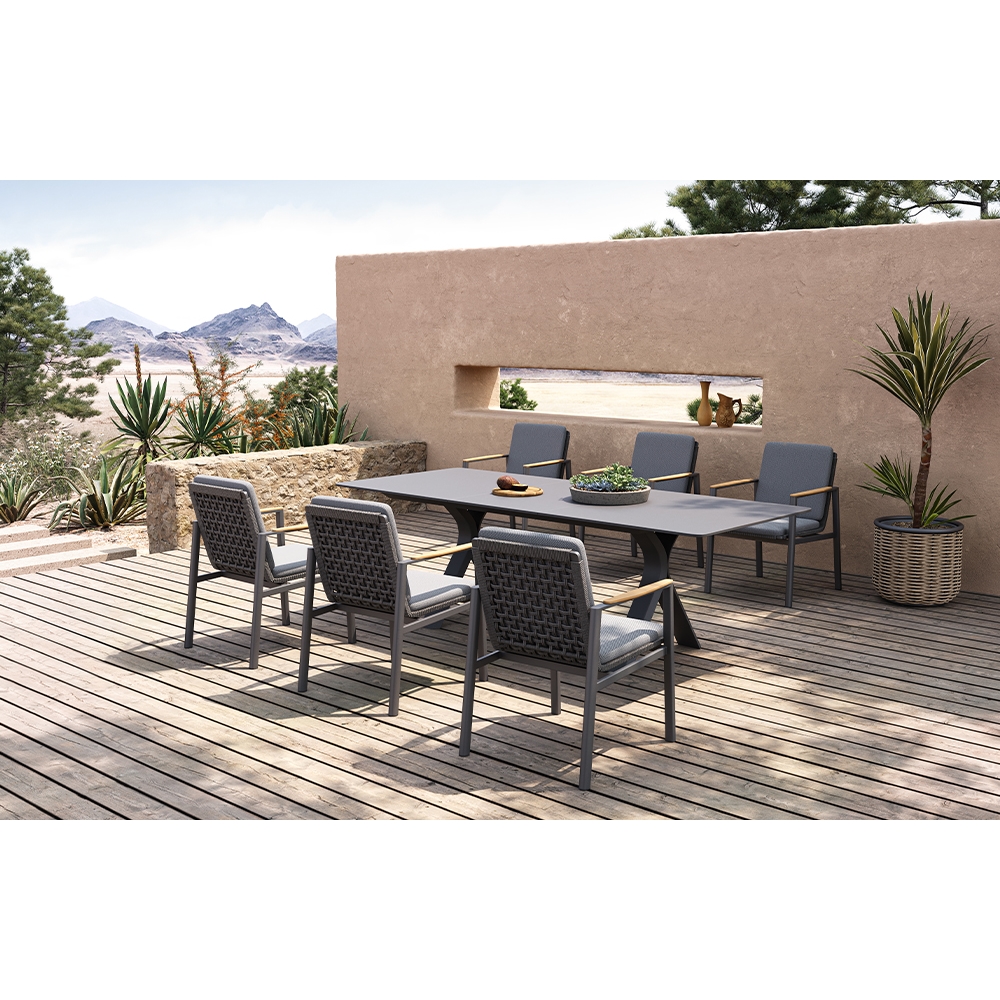 Комплект линц с раздвижным столом на 6 персон