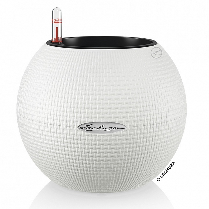 Кашпо Puro Color - белый, 20 x 16