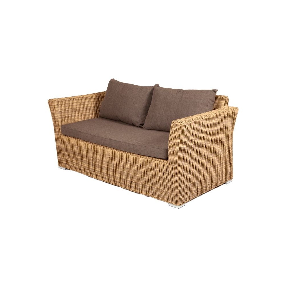 Диван Капучино 2х местный - соломенный