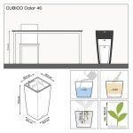 Кашпо Cubico Color