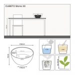 Кашпо Cubeto Color