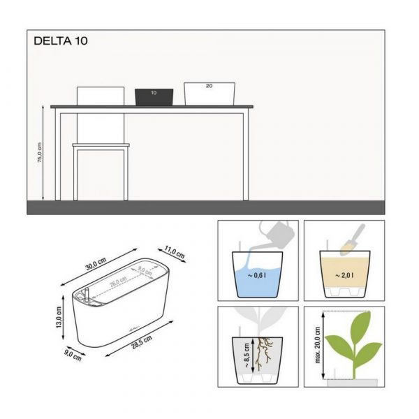 Кашпо Delta 10/20