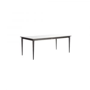 MOMA стол обеденный столешница керамика  220x100 CARBON MATTE