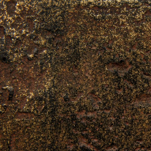 Кашпо TREEZ Effectory Metal Округлая чаша Rough с золотой патиной