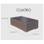 CUATRO-PACIFIK  журнальный  стол 95*95*32 см