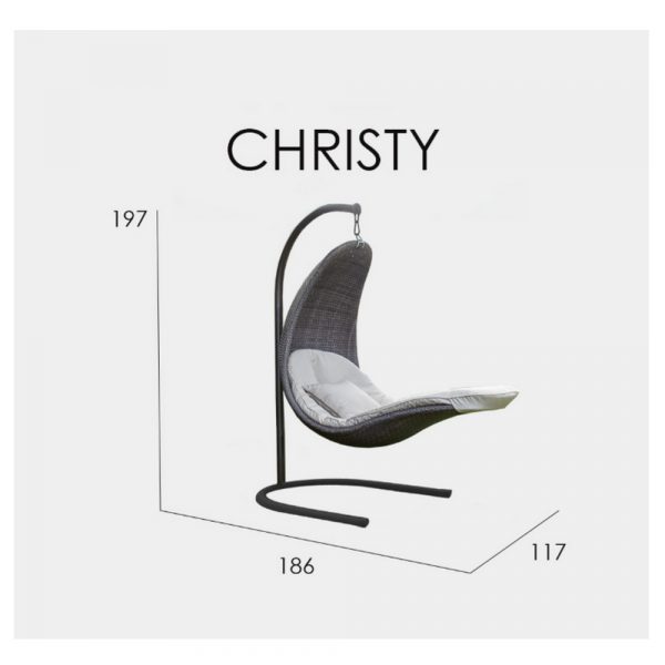 CHRISTY Качели WHITE WASH