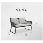 MOMA Диван двухместный