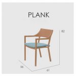 PLANK Кресло обеденное_Ww