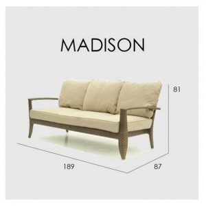 MADISON Диван трехместный
