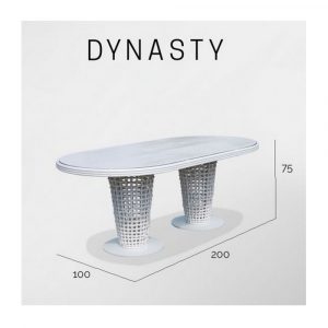DYNASTY Cтол овальный 200см