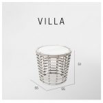 VILLA  Стол приставной