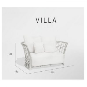 VILLA  Диван двухместный