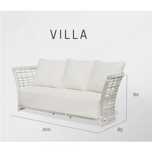 VILLA  Диван трехместный
