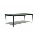 MOMA стол обеденный столешница стекло 220x100 ANTHRACITE