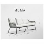 MOMA Диван трехместный