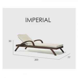 IMPERIAL лежак с подушкой