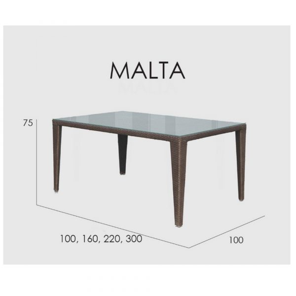 MALTA Стол обеденный 160 см