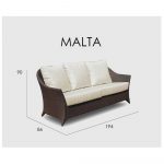 MALTA Диван 3х-местный