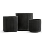 Кашпо Treez Ergo Jet Цилиндр Антрацит - 45 x 45