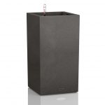 Кашпо Canto stone hight - графитовый черный, 30 х 56