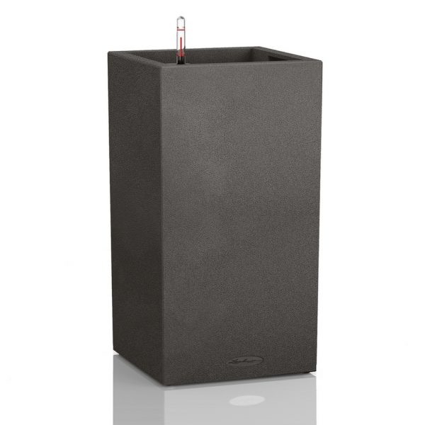 Кашпо Canto stone hight - графитовый черный, 30 х 56