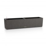 Кашпо Balconera stone 80 - графитовый черный