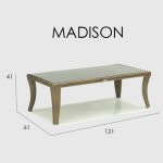 MADISON Cтол журнальный прямоугольный