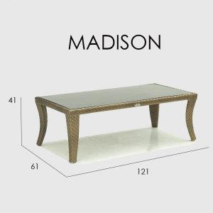 MADISON Cтол журнальный прямоугольный