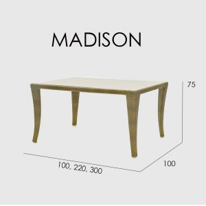 MADISON Cтол обеденный 100х100cм