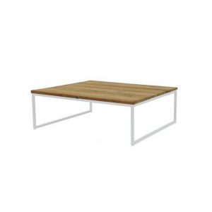 NAUTIC Стол журнальный квадратный каркас White wash