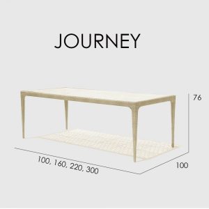 JOURNEY Обеденный стол 220см