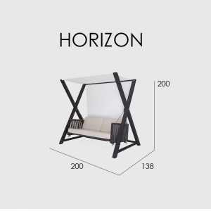 HORIZON  Качели с каркасом